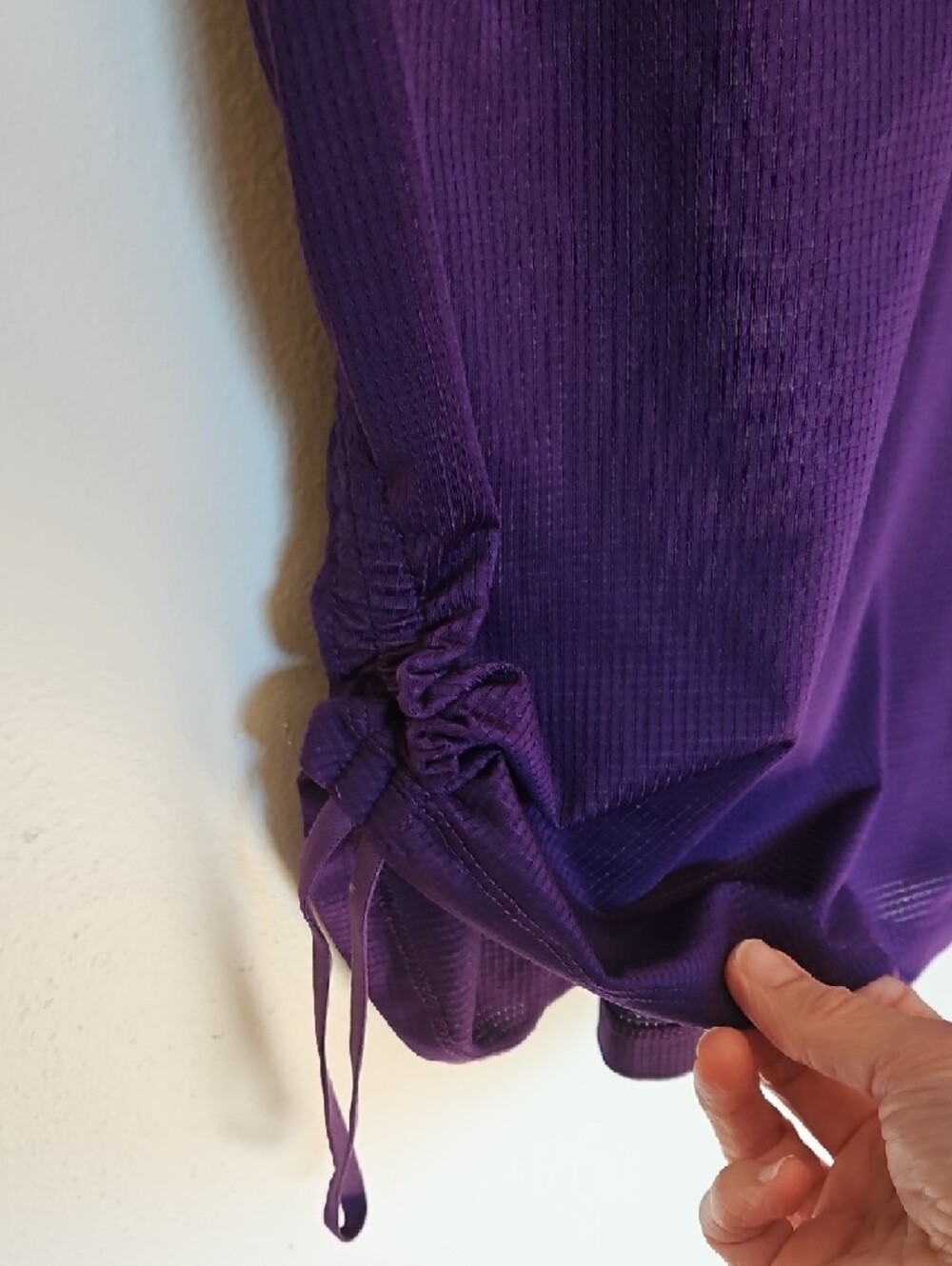Fabletics L Dark Purple Racerback Tank Top - Picture 4 of 6